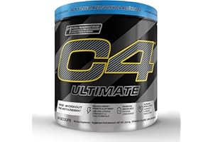 Cellucor C4 Ultimate Pre Workout Powder - Sugar Free Preworkout Energy with 300mg Caffeine and Creatine for Men & Women - Icy