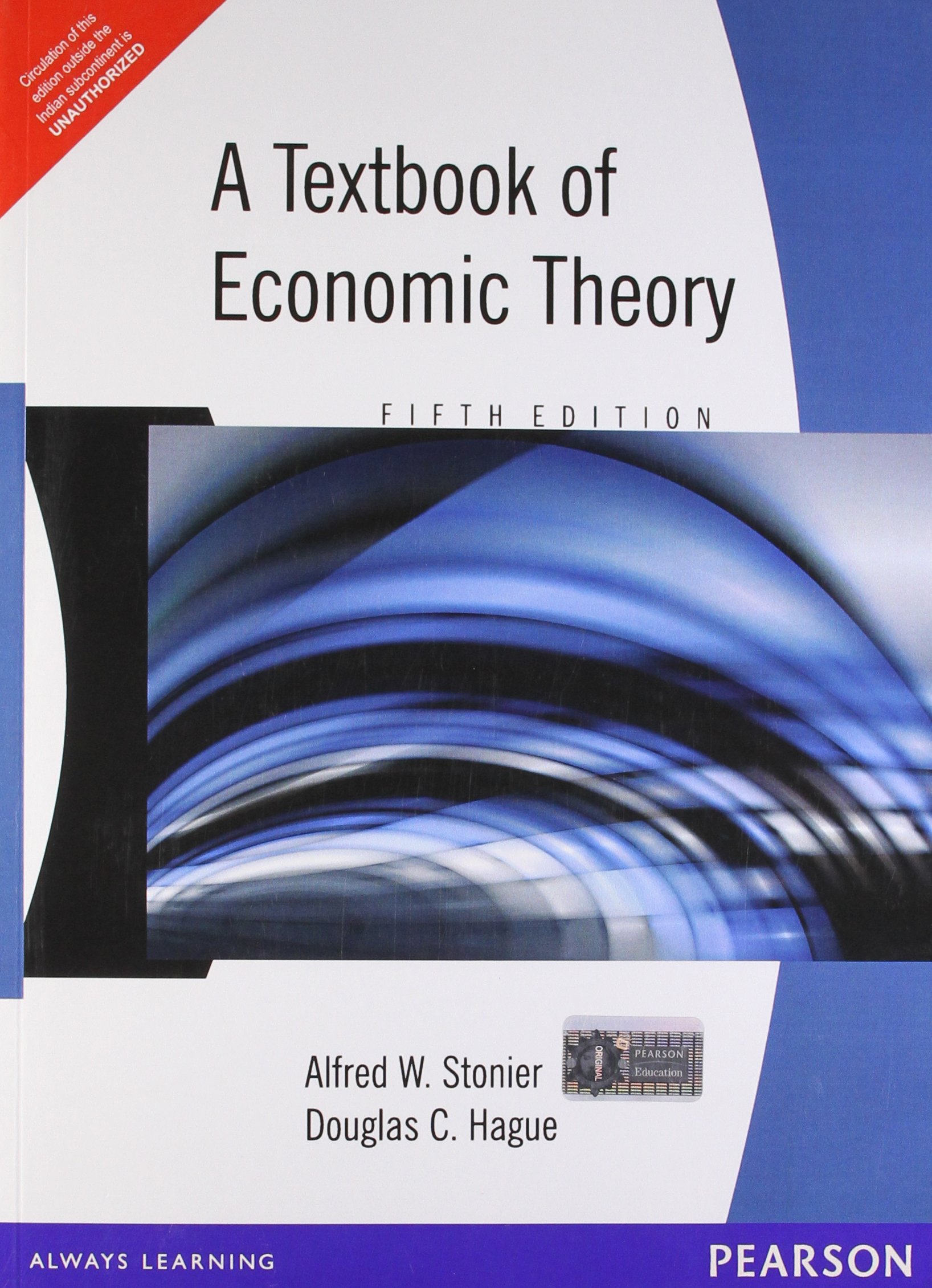 a textbook of economic theory stonier and hague