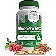 Health Thru Nutrition GlucoPro Max - with 1,500mg Berberine, Chrominex + Chromium, and 1,000mg Cinnamon | Vegan, Non-GMO, Gluten Free | Pack of 90