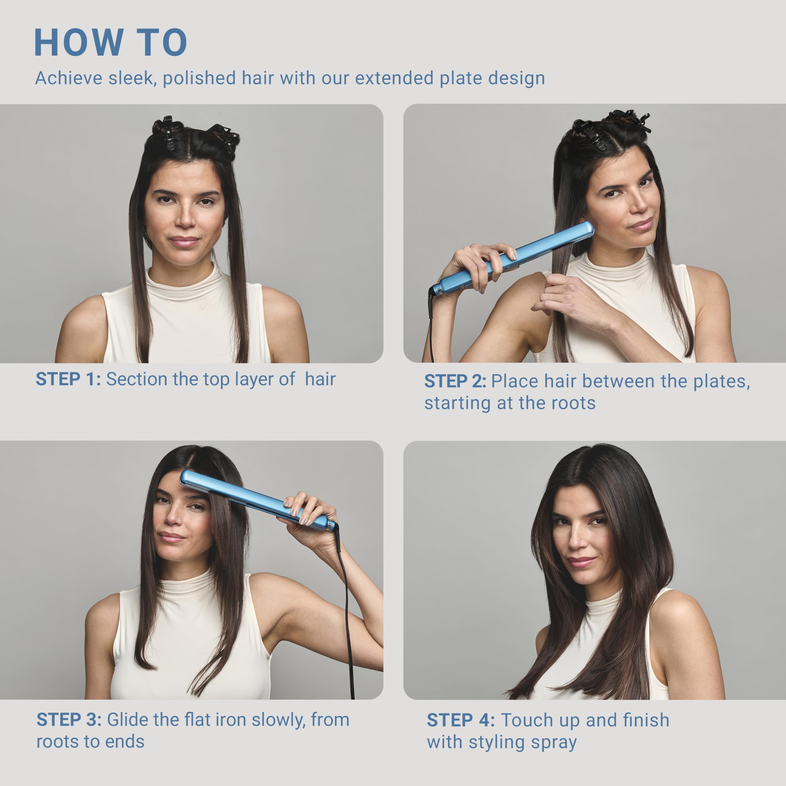BabylissPRO Nano Titanium Ultra-Thin Hair Straightener, Professional Flat Iron For All Hair Types