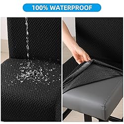 YISUN Waterproof Bar Stool Covers, Stretch Pub