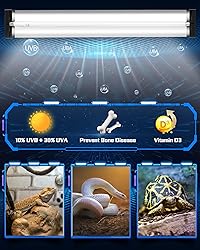 REPTI HOME T5 UVA UVB Reptile Light Combo
