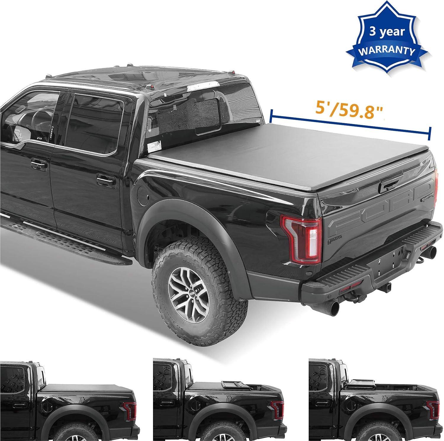 Fits 2016 2019 Toyota Tacoma Lock Soft Roll Up Oem Tonneau Cover 5ft Short Bed Biz Grow Com Au
