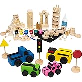 SparkJump DIY Wood Building Kits, STEM Woodworking Kit for Kids, Creative Fun Craft Projects, Great Gift for Boys & Girls (Wooden Cars, 1-Pack)