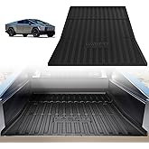 LASFIT Premium Extra Thick Truck Bed Mat for Tesla Cybertruck 2023-2026 Base/Cyberbeast 6FT Car Bed Liner Cybertruck Accessories | Custom Fit TPE All Weather Pickup Rear Trunk Cargo Mat, Black