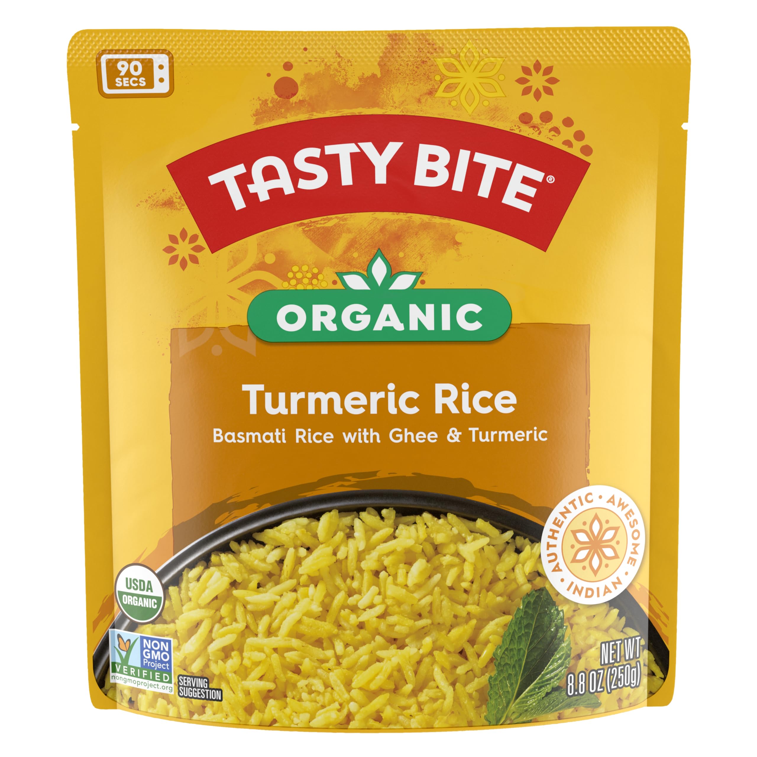 Photo 1 of 5 TASTYBITE Organic Turmeric Rice, 8.8 OZ