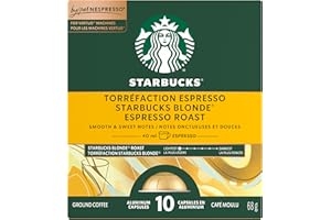 STARBUCKS Blonde Espresso Roast For Nespresso Vertuo, 68 g