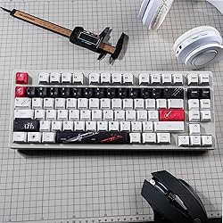 Hkfos XVX Japanese Keycaps- Premiun PBT White
