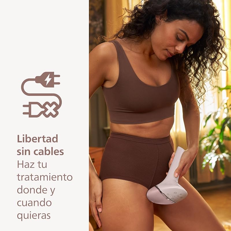 Lumea serie 9900, dispositivo de depilación IPL, alternativa de depilación láser, SenseIQ y SkinAI, 3 accesorios para el cuerpo, la cara y zonas de precisión, con y sin cable, BRI953/02