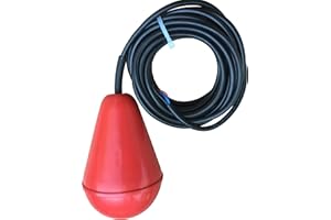 Sludge Boss Septic Float Switch, Heavy-Duty Sewage Pump Switch for Viscous Liquids and Suspended Solids in Wastewater, Mercur