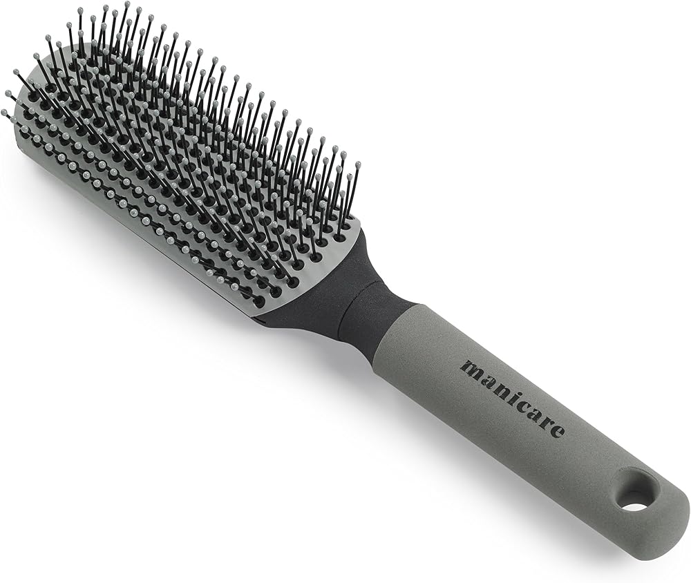 Manicare Ceramic Styling Brush Non-Slip Handle Ball Tipped Bristles