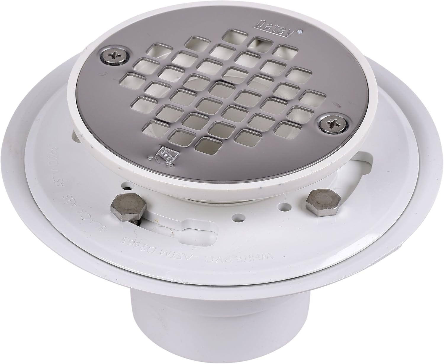 Oatey 42213 Shower Drain, 2Inch or 3Inch, White Bathtub And