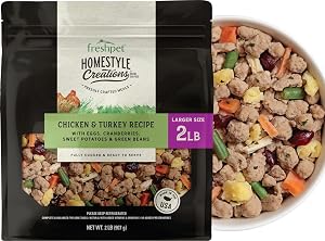 Freshpet, Dog Food Homestyle Creations Chicken Turkey Recipe, 32 Ounce