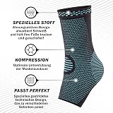 POWERLIX Ankle Support Brace 2 Pack Blue M Men Women Kids view 7
