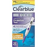 Clearblue Advanced Digital Ovulation Test, Predictor Kit, featuring Advanced Ovulation Tests with digital results, 10…