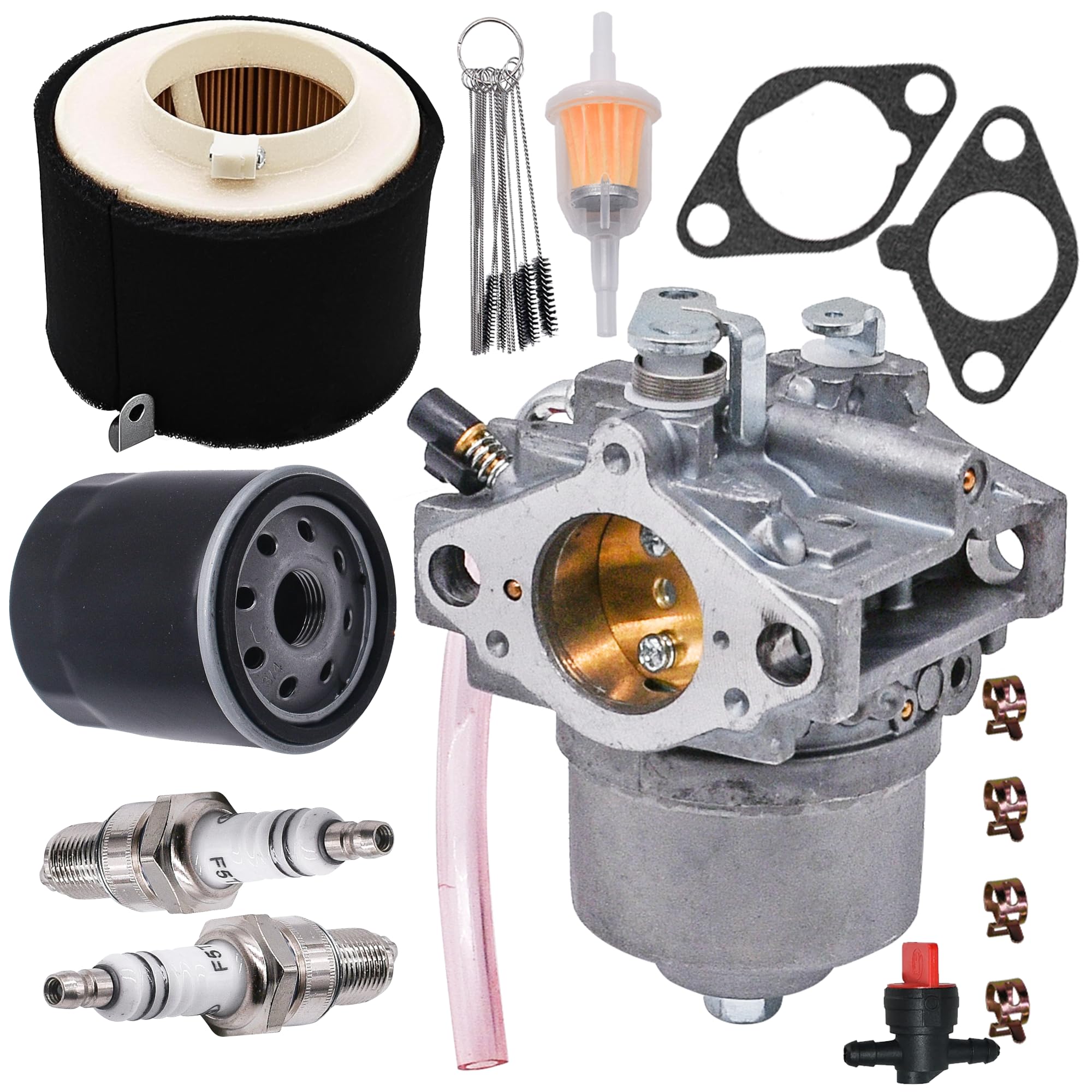 Photo 1 of 15003-2509 Carburetor Kits for Kawasaki Mule 2500 2510 2520 KAF620A KAF620B KAF620C With Air Filter and Oil Filter
