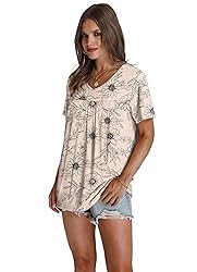 WEESO Womens Summer Tops 2025 Short Sleeve T Shirts