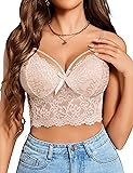 Avidlove Beige Bralette Top Sleeveless Fitness