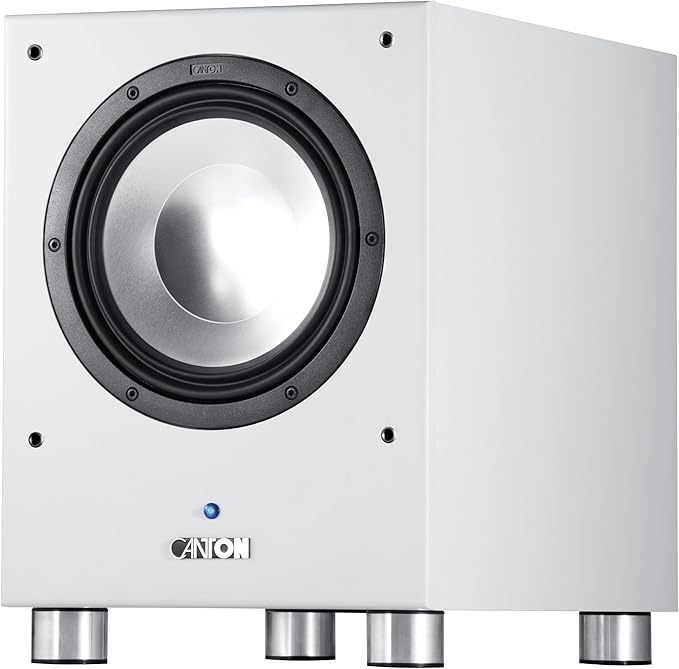 Canton 8.2 Active Subwoofer Speaker White Amazon.co.uk HiFi