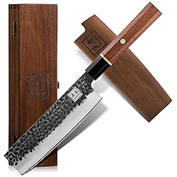 ENOKING Japanese Nakiri Knife, 7 Inch Vegetable