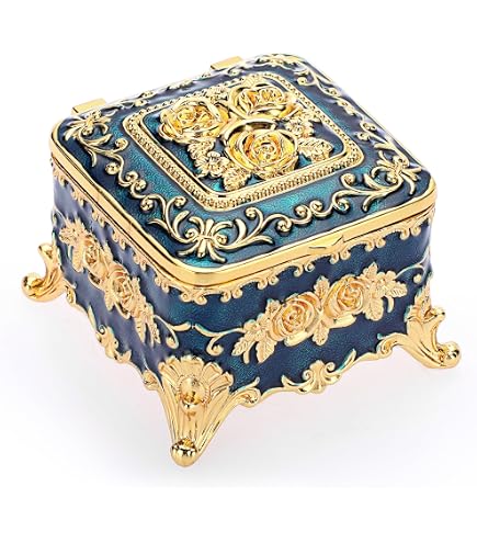 Boîte à Bijoux En Bois Laqué Céladon Blanc – Ornement Chinois, Occasion état Impeccable