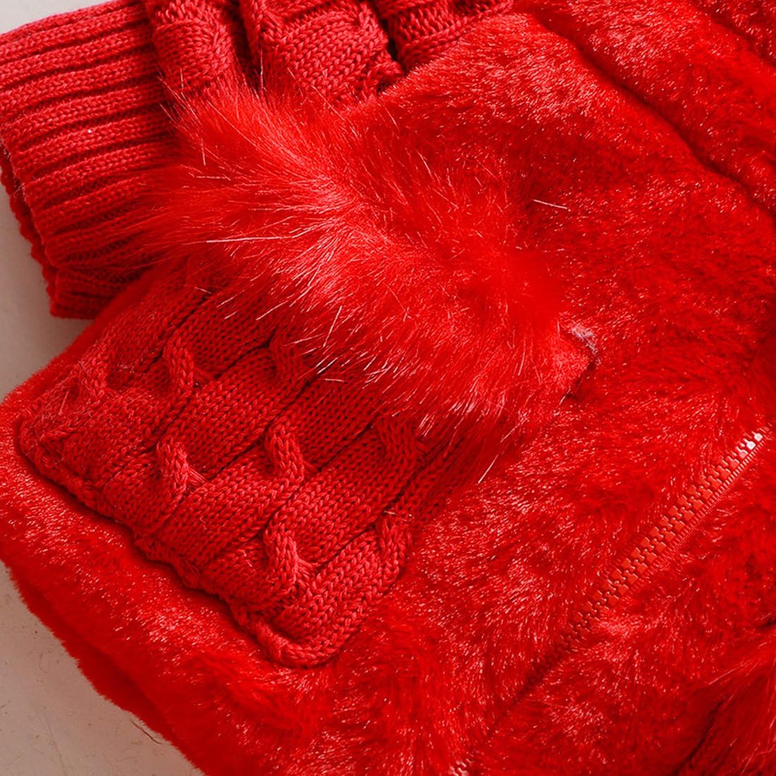 Dada Deal Toddler Kids Infant Baby Girl Knitted Sleeves Winter Warm Coat Jacket Snowsuit Down Down Alternative Jackets Coats Fcteutonia05 De