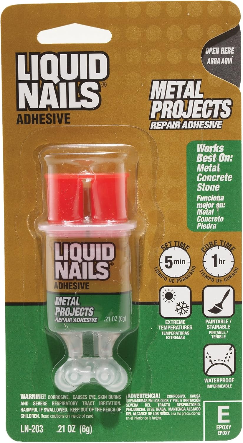 Liquid Nails LN203 Liquid Nail Metal Repair Adhesive, Nails Amazon Canada