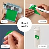 Cricut Value Vinyl 25 Sheets 12 x 12 in Permanent Self-Adhesive Assorted Colors view 8