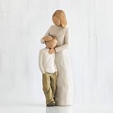 Willow Tree Mother and Son Figurine 8 Inch Hand-Painted Resin view 2