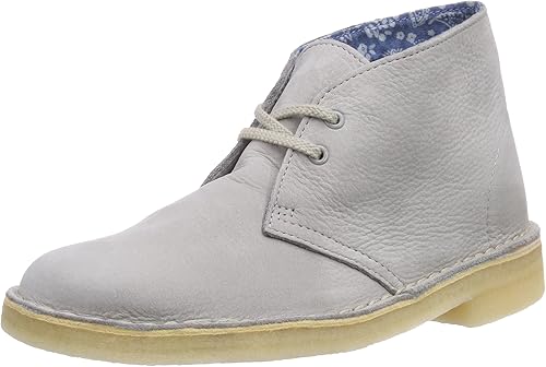 clarks desert boots women gray
