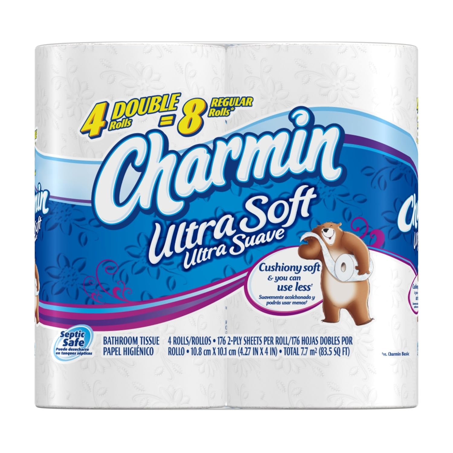 Charmin Ultra Soft Toilet Paper 4 Double Rolls (Pack Of 10) Amazon.in