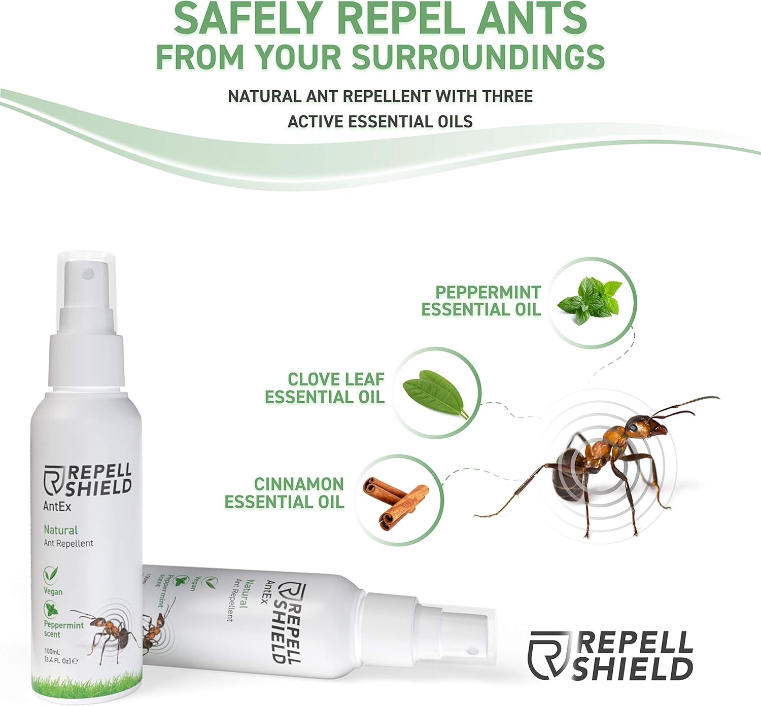 RepellShield Anti Ant Spray Indoors & Outdoor Insect Repellent Spray - Image 3
