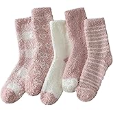 Tavaleu Fuzzy Socks for Women, Winter Soft Fluffy Socks Women, Warm Cozy Sock Home Sleeping Slipper Sock