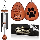 Dog Memorial Gifts for Loss of Dog, 28" Pet Memorial Gifts Wind Chimes, Loss of Dogs Sympathy Gift, Dogs Passing Away Gift, Remembrance Bereavement Gift, in Memory of Pet