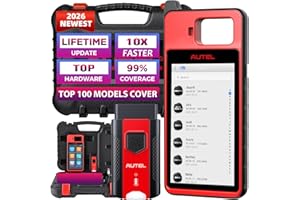 Autel MaxiIM KM100 Key Programmer, Autel Key Programming Tool 2026, F Ree Renewal, 60S Key Generation, Transponder Chip Funct