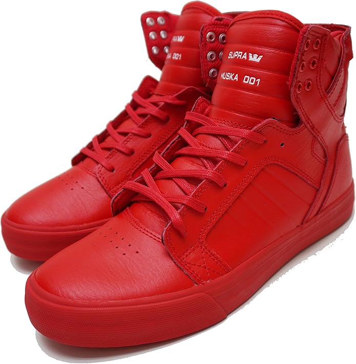 スープラ Skytop スカイトップ 10 Red 赤 レッド 日本限定 605 スニーカー Amazon