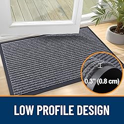 OLANLY Front Door Mat Indoor Outdoor