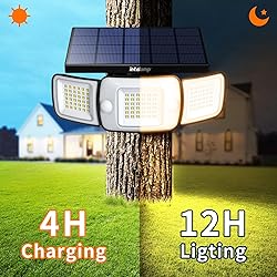 intelamp Solar Flood Lights Outdoor