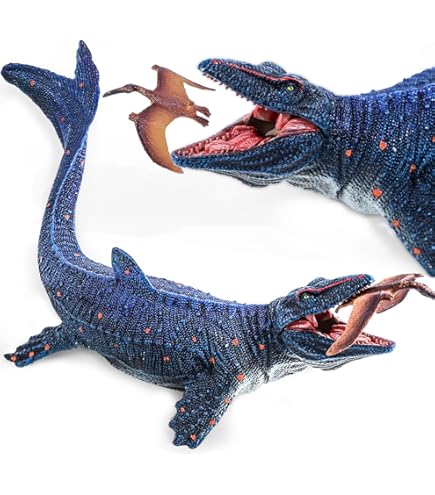 Amazon.com: Gemini&Genius Realistic Mosasaurus & Pterosaur