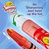 Crayola Swirl Mini Twistable Crayons Assorted 10 Pack 4 Colors Each view 7