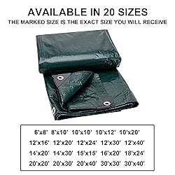 CARTMAN 2 Pack Finished Size 8x10 Feet Waterproof