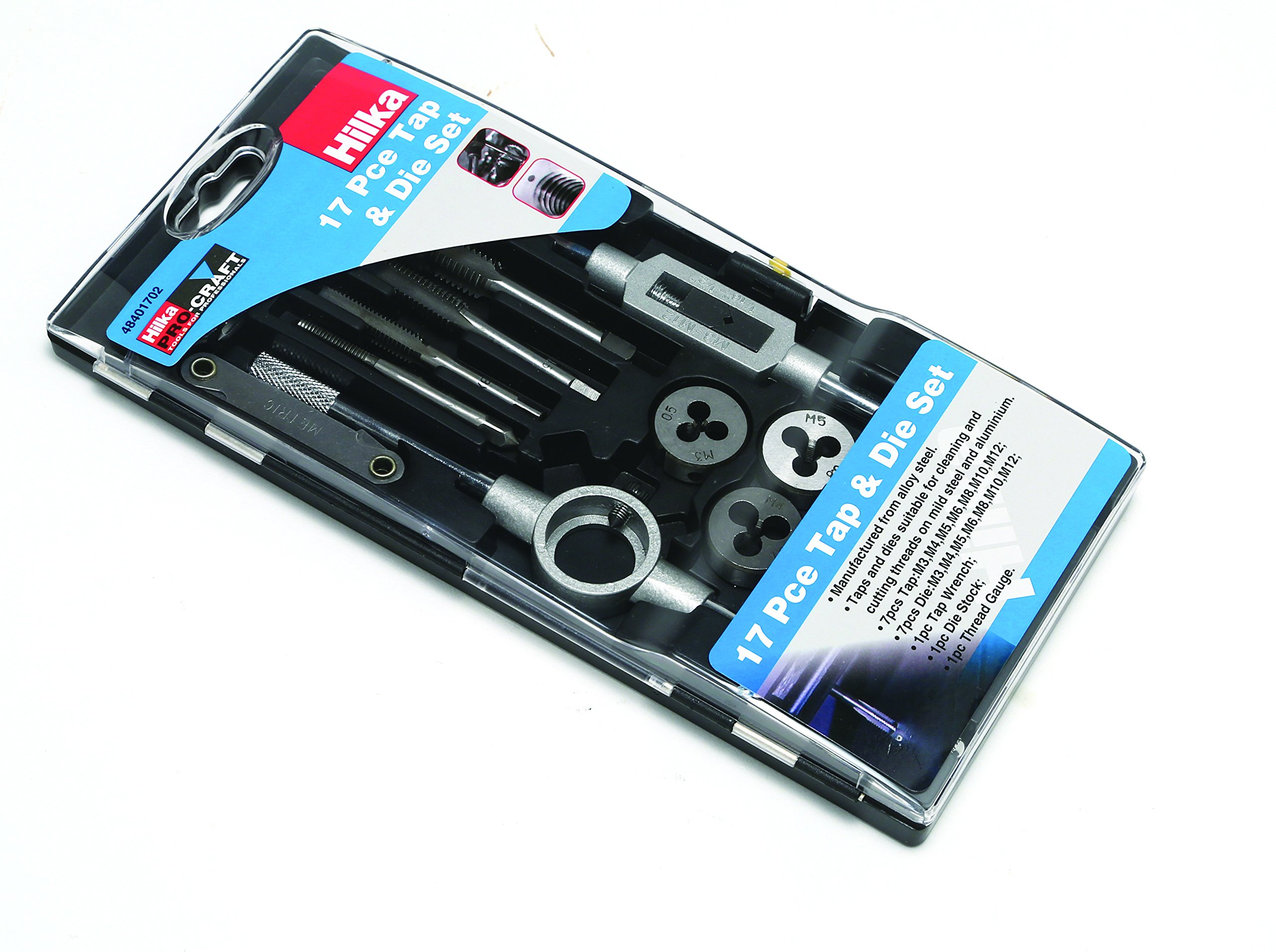 Hilka 48401702 Pro Craft Metric Tap and Die Set