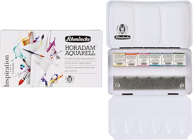 Schmincke HORADAM - Set de acuarelas (6 x 1/2 tazas): Amazon.es: Hogar