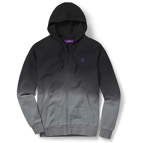 Twitch Dip Dye Zip Up Hoodie