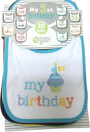 baby's first bibs set