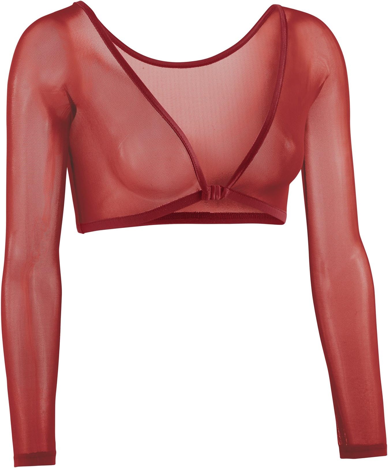 Sleevey WondersWomen's Basic 3/4 Length Mesh Sleeve Red X-Large
