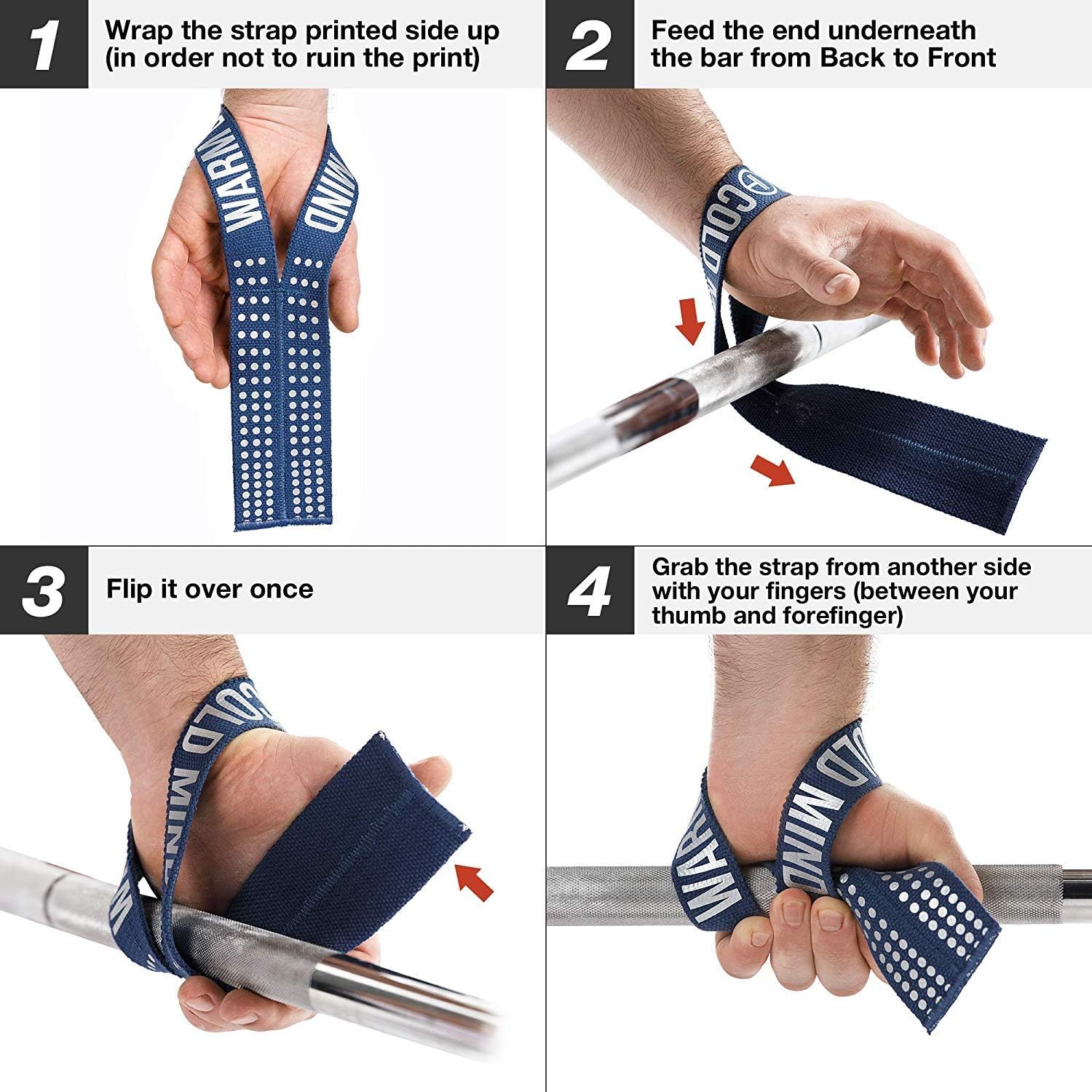 Using strap. Using strap
