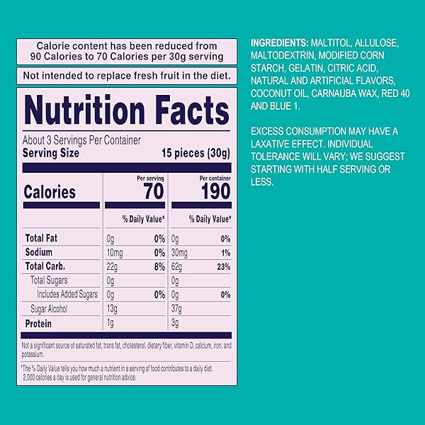 WELCH’S ZERO SUGAR FRUITY BITES, ISLAND FRUITS SNACK PACK, GLUTEN FREE & SUGAR FREE SNACKS, 3OZ SNACK PACK (PACK OF 1)