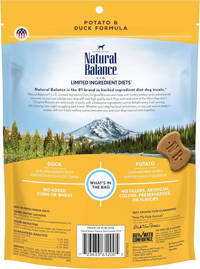 natural balance dog biscuits