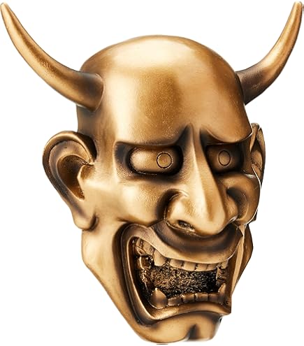 Amazon.com: COTONOHA Hannya Mask Wall Decor - Ceramic Japanese Noh